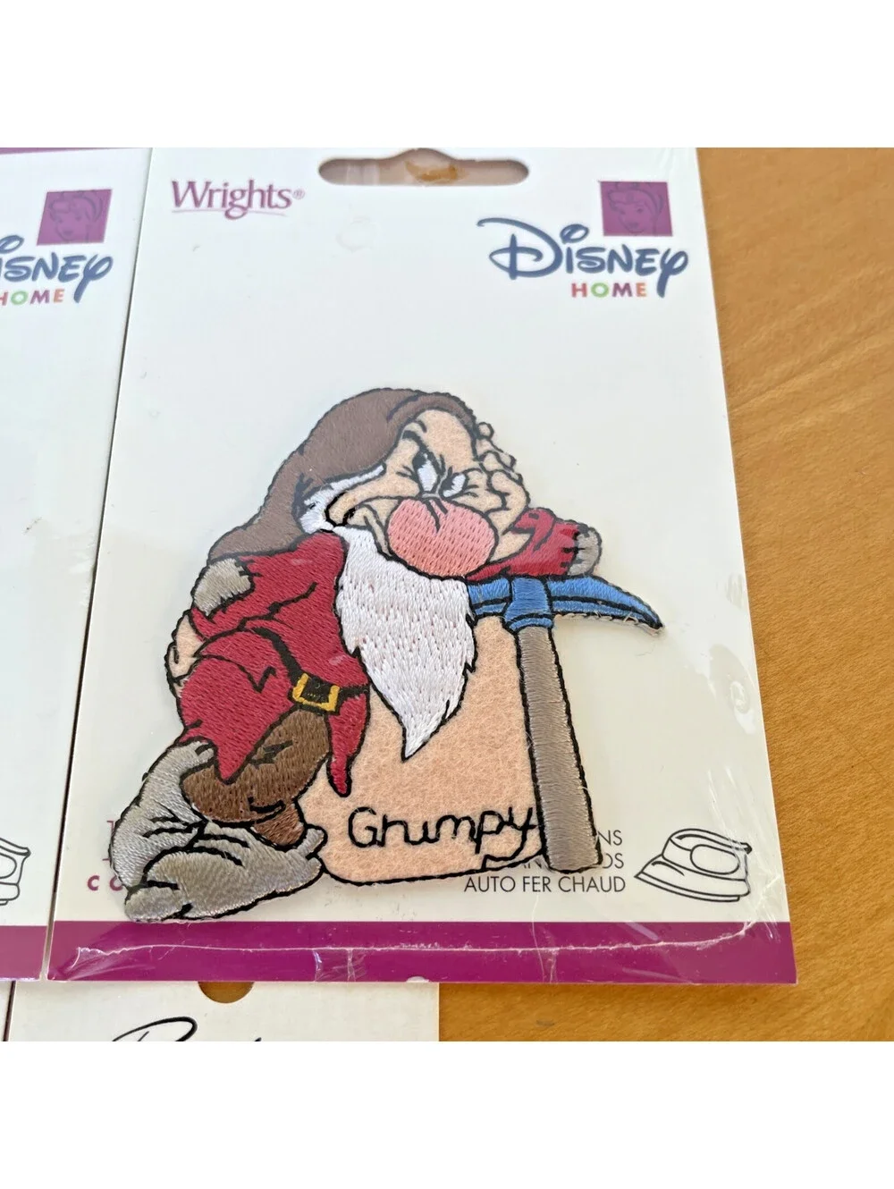 Vintage Disney Wrights Snow White Patches Lot Bashful Grumpy & Floral